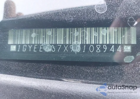 2009 Cadillac Srx V6 z USA, uszkodzony, nr VIN 1GYEE637X90108944